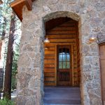 Mammoth Lakes Stonegate home Front door
