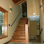 Mammoth Lakes Stonegate home Stairs to main floor