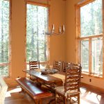 Mammoth Lakes Stonegate home Main floor dining Area